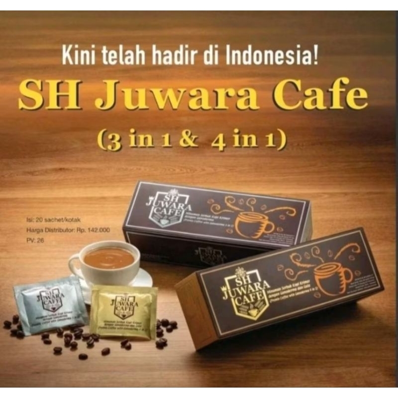 

Kopi SH Juara 3 in 1 & 4 in 1 - KOPI KESEHATAN - KOPI GANODERMA -KOPI JUARA