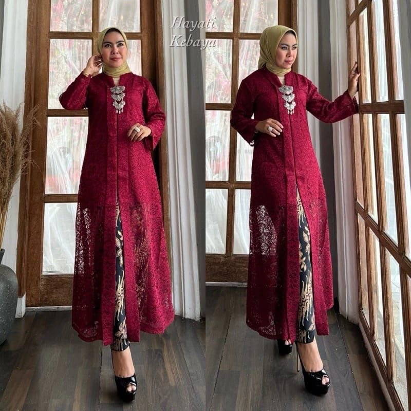 MKS-KEBAYA HAYATI//—KEBAYA LONG FLOY—KEBAYA TERKINI-//KEBAYA MODERN/KEBAYA TUNIK
