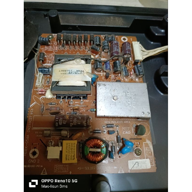 PSU TV LED POLYTRON PLD 24T810 power supply tv polytron pld 24t810