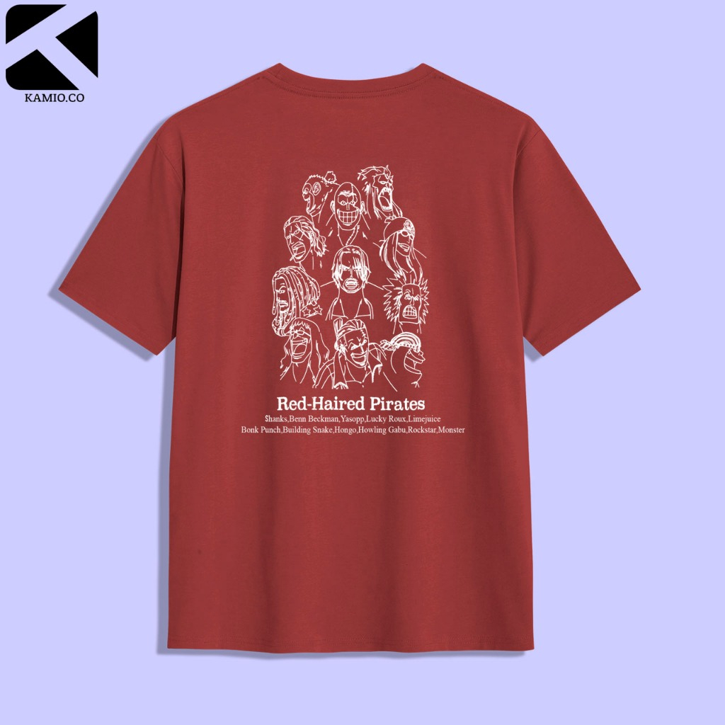 RED HAIRED PIRATE T-Shirt ONE PIECE