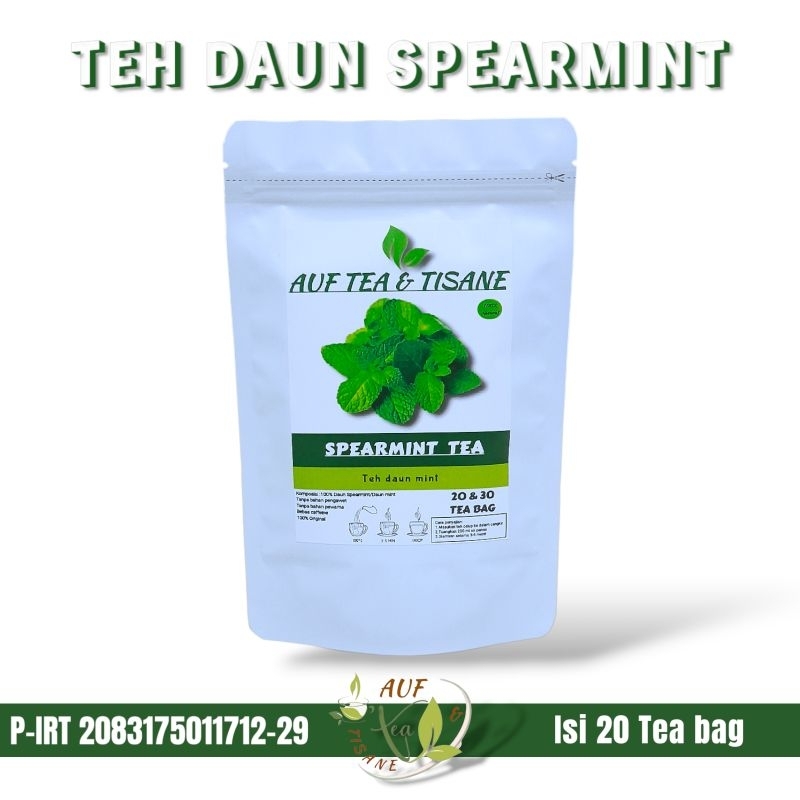 

Spearmint Leaf Tea/Teh Daun Spearmint/Teh Daun Mint Isi 20 Tea Bag(Teh Celup)