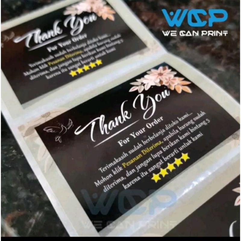 

STIKER THANKS YOU/STIKER LABEL/STIKER ULASAN OLSHOP (isi 50 )