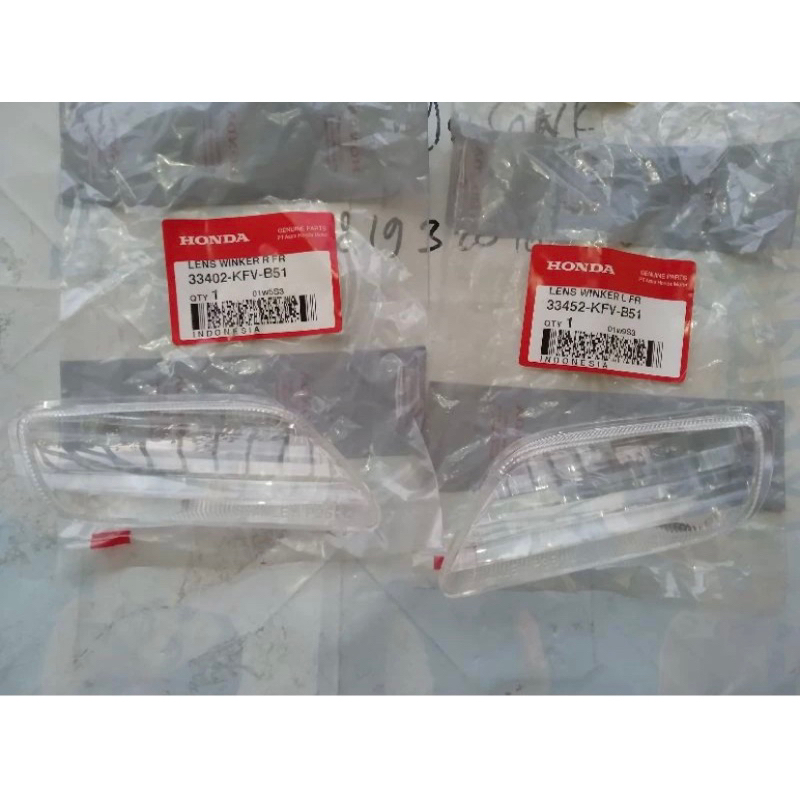 mika lampu sen sein reting depan Honda  legenda 2 kanan kiri original AHM 33402 33452 KFV B51