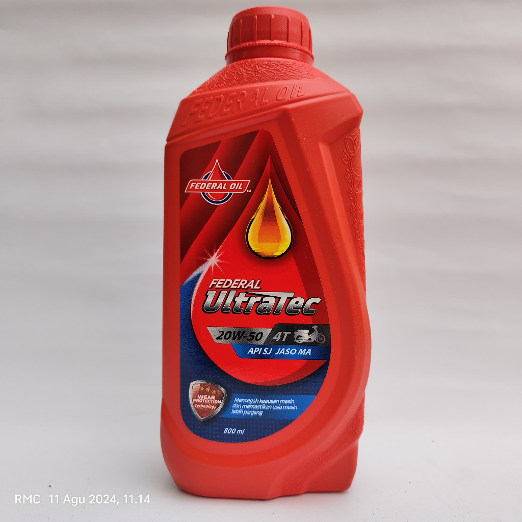Federal OIL Ultratec 20W-50 800ml Oli Federal Ultratec 0.8L