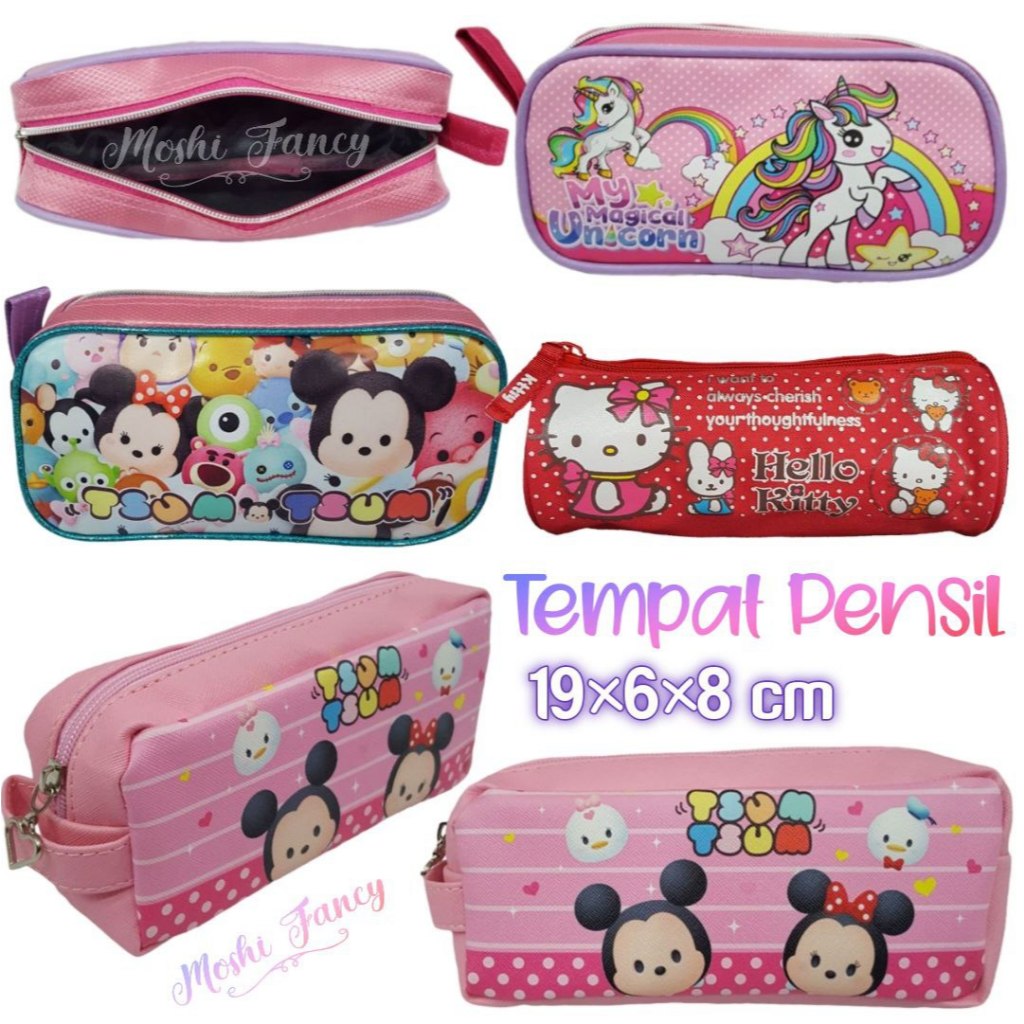 

Tempat Pensil Anak Tsum Tsum dan Unicorn / Tempat Pensil Anak Perempuan Sabon / Pencil Case Anak Murah / Tempat Pensil Hello Kitty