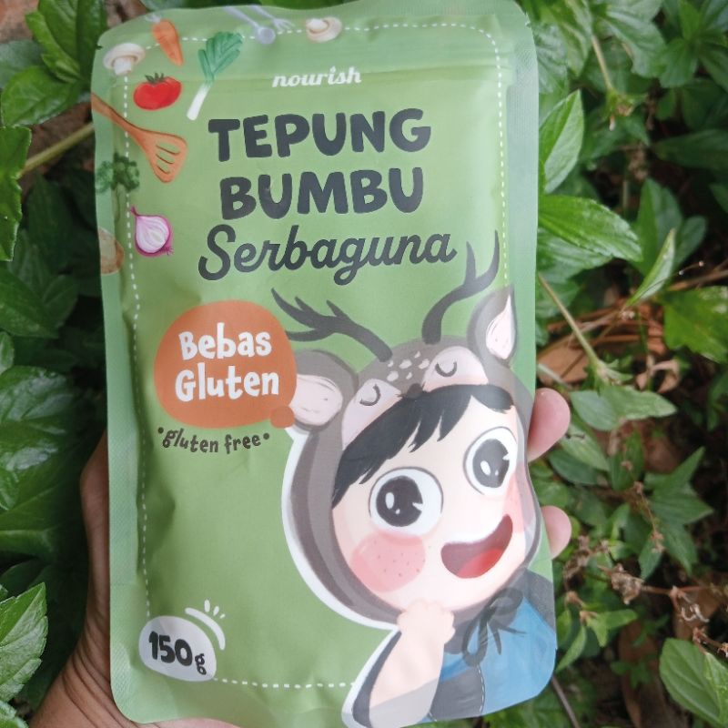 

NOURISH - TEPUNG BUMBU SERBAGUNA GLUTEN FREE / TEPUNG MPASI / TEPUNG NON MSG