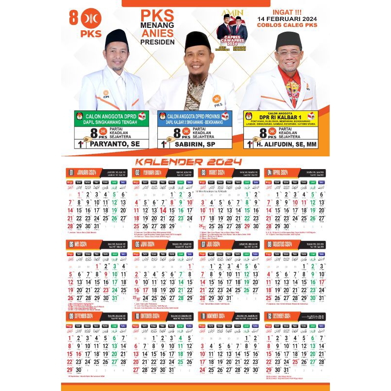 

Kalender custom 2025 kalender caleg