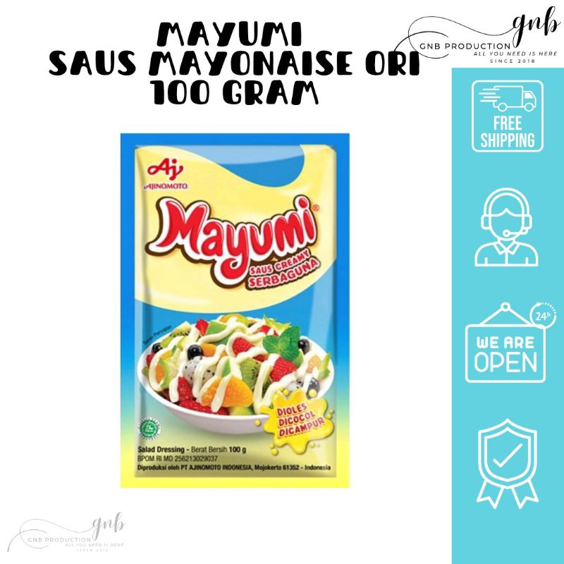 

MAYUMI SAUS MAYONAISE ORIGINAL 100 GRAM