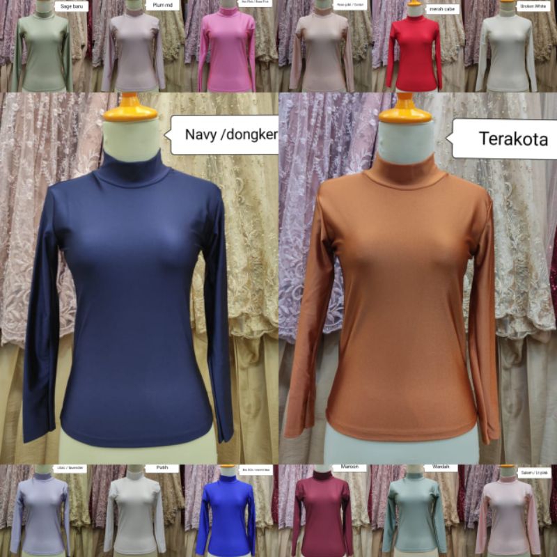 manset lycra pengantin / inner kebaya / dalaman muslim / manset gliter