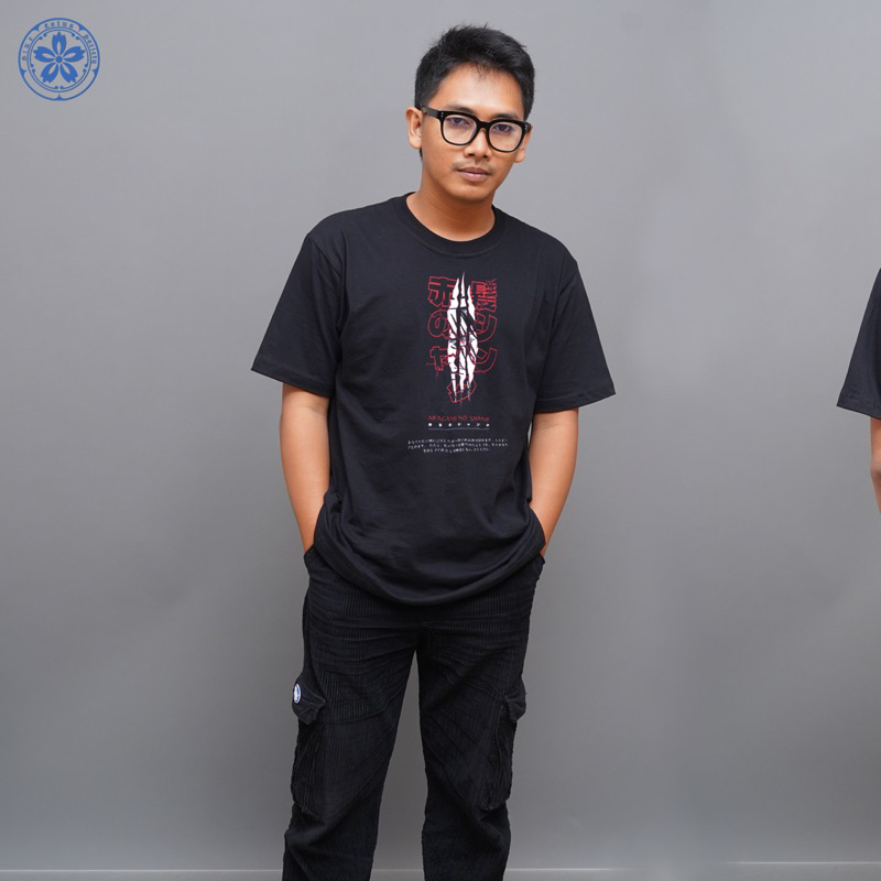 BlueLotusSociety - Akagami No Shank  | Kaos Anime One Piece T-Shirt Lengan Pendek