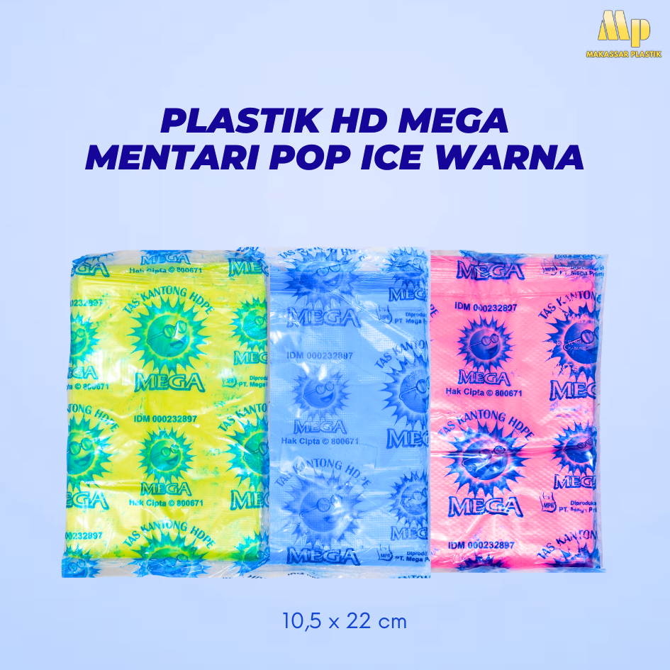 

Plastik HD Mega Mentari Pop Ice Warna