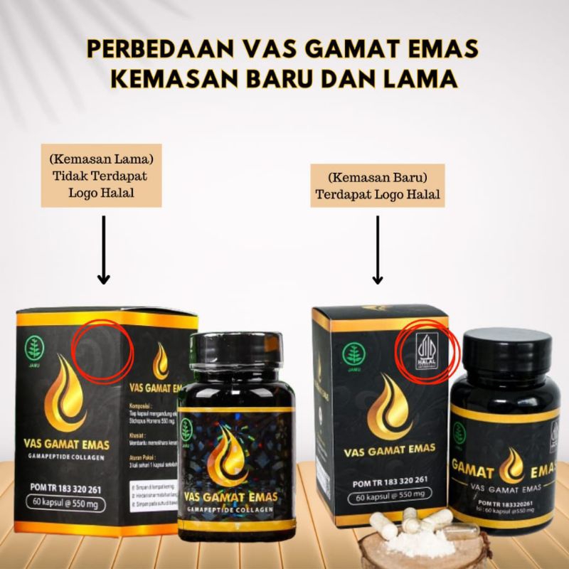 Vas gamat emas collagen colagen original 100% asli ori pemutih badan wajah glowing ampuh permanen bp