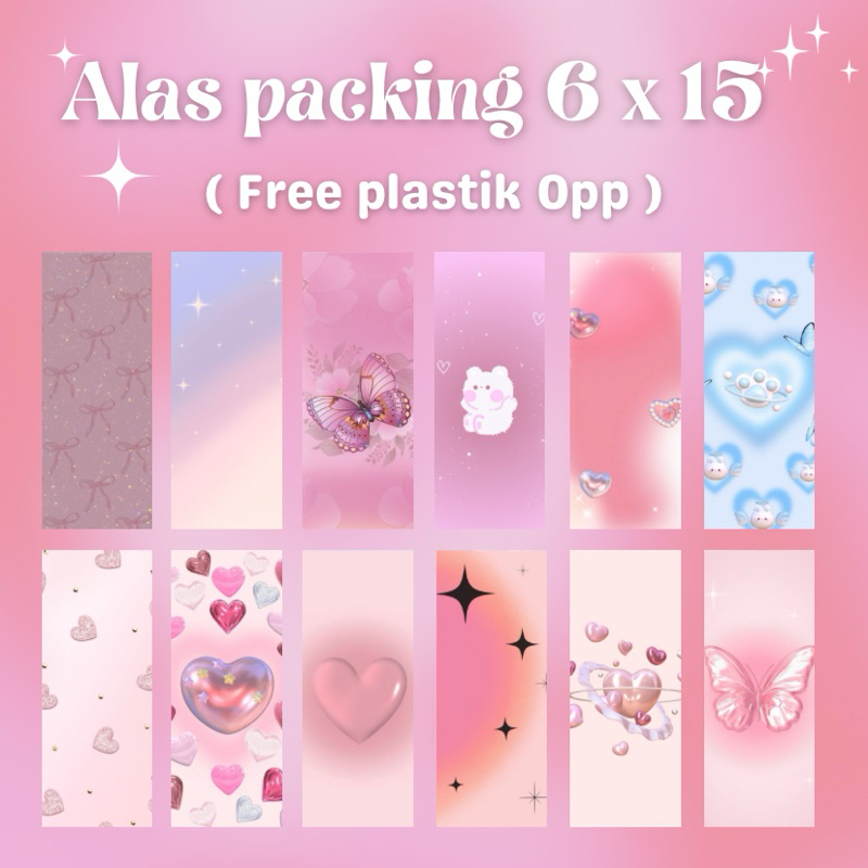 

Alas packing 6x15 / Alas packing Custom / Alas packing free plastik opp