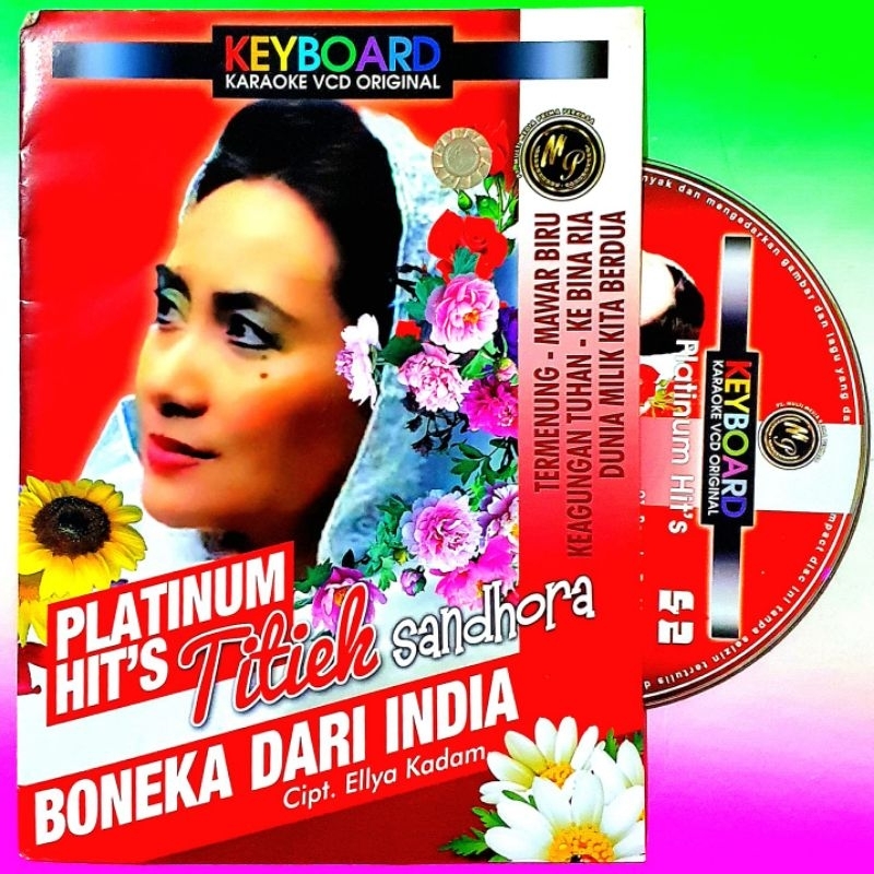 ORIGINAL KASET VCD LAGU LAGU TITIEK SANDHORA-KASET VCD KARAOKE POP INDONESIA TEMBANG LAWAS NOSTALGIA