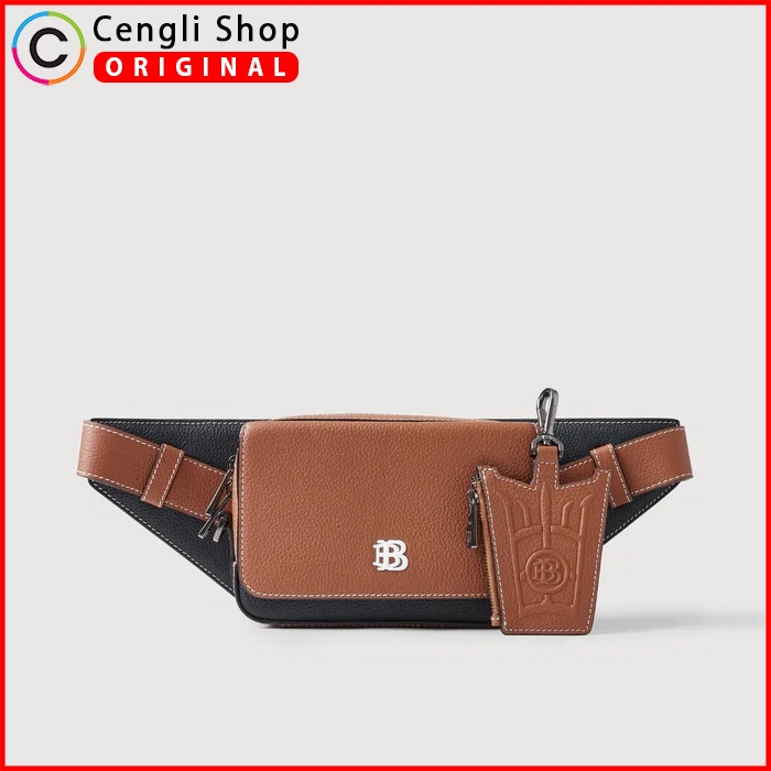 BONIA TAS SELEMPANG PINGGANG PRIA ORIGINAL SLING WAIST BAG LEATHER KULIT ASLI ORI BNM03