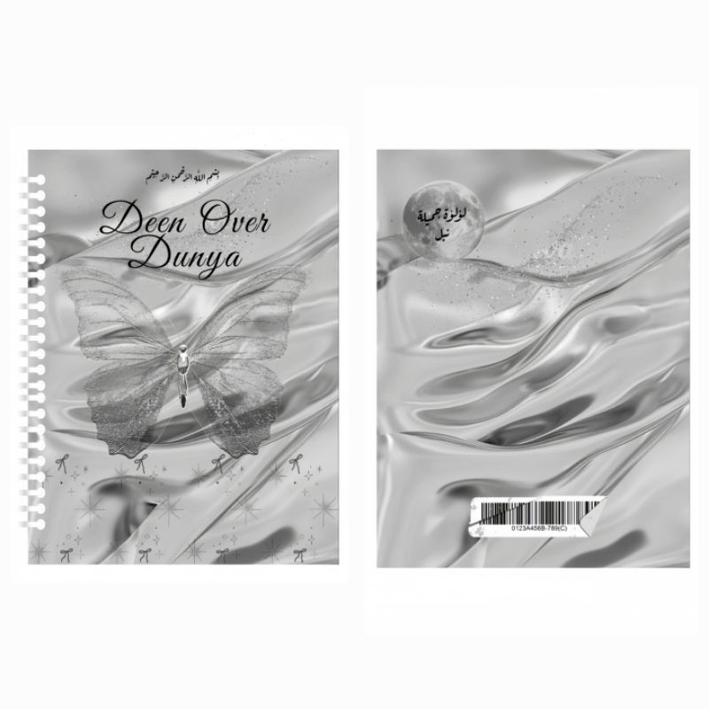 

Note Book A6 Silver Butterfly 30 lembar (N01)