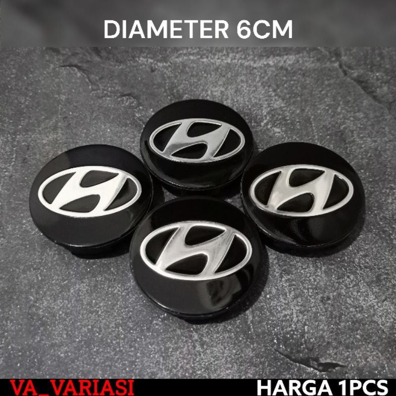 Dop Tutup Velg Hyundai Hitam