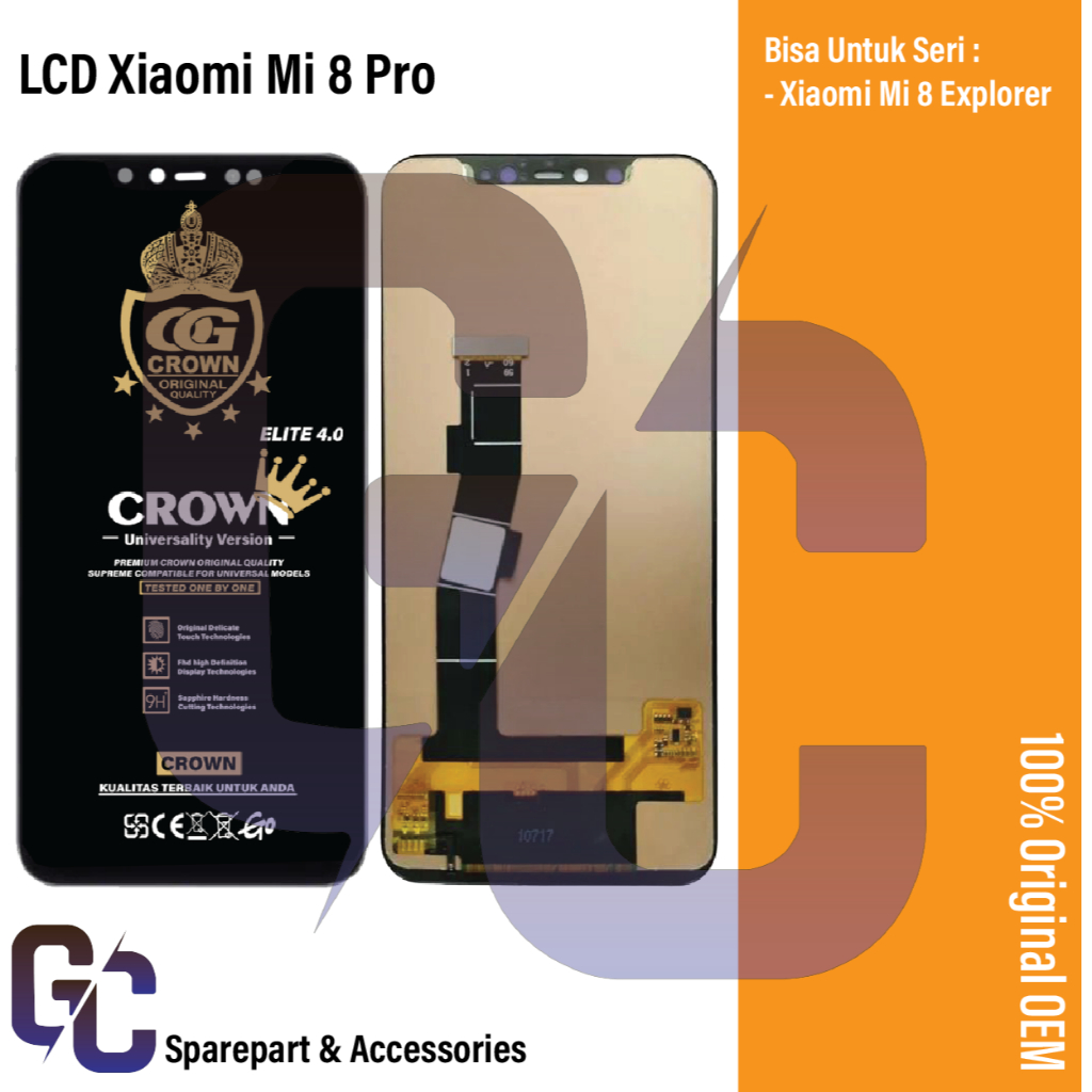 LCD TOUCHSCREEN XIAOM1 MI 8 PRO / MI 8 PRO EXPLORER OLED ORIGINAL