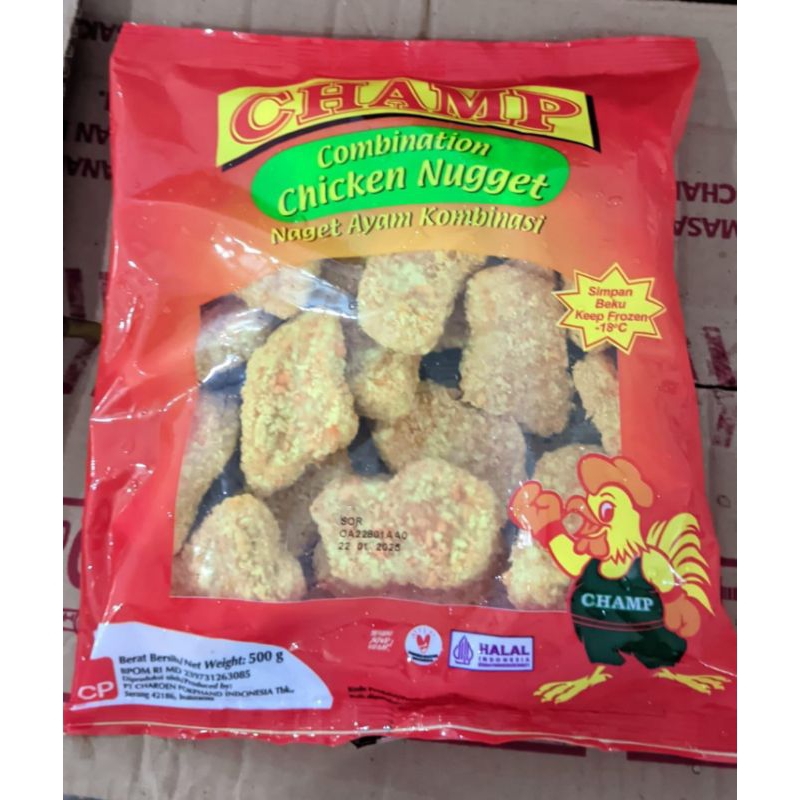 

CHAMP | naget Ayam Champ | Nugget Champ 500 gram