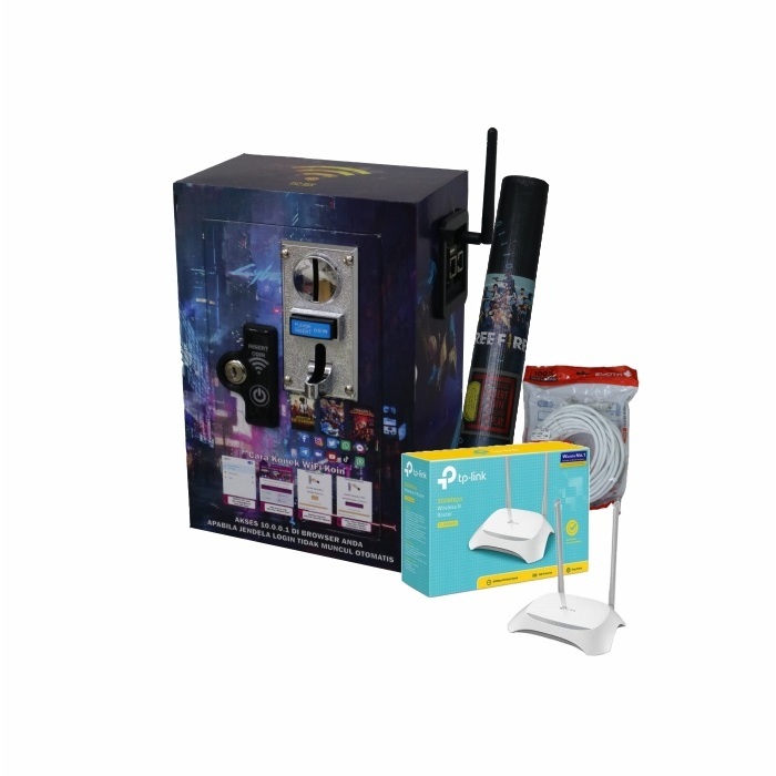 WiFi Koin WiFi Coin Paket Usaha Lengkap Full Setting Murah - Paket 2