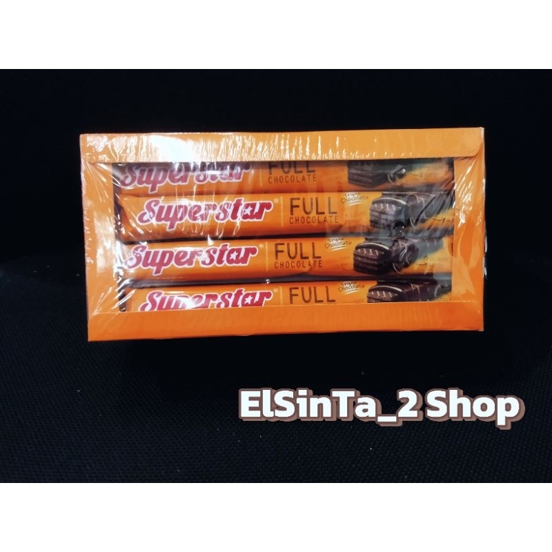 

SUPERSTAR Wafer 16gr 1 box @ (20pcs) | Roma Wafer Biscuit | Biskuit Wafer Cokelat B