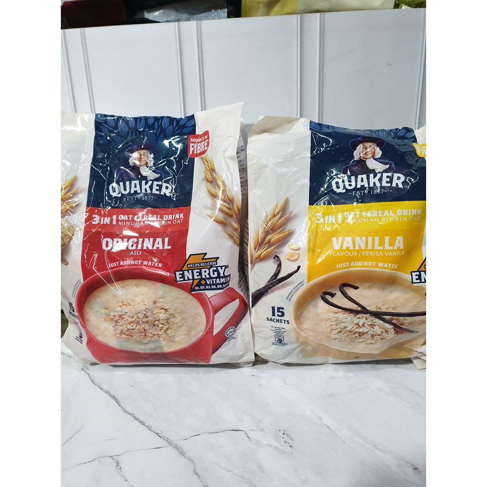 

QUAKER 3 IN 1 OAT CERAL DRINK MALAY