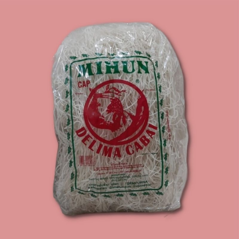 

Bihun Mihun Medan Cap Delima Cabai 500gr 500 gr