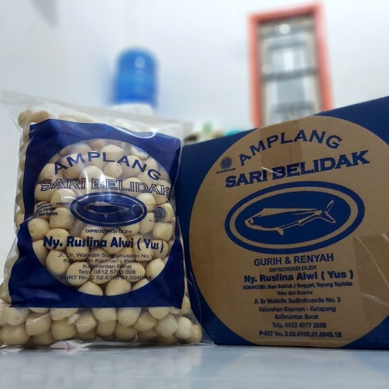 

Amplang Sari Belidak (±200gr) Kerupuk Khas Ketapang Kalimantan Barat