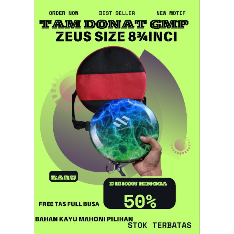 BEST SELLER TAM DONAT MIKA FIRE PETIR ZEUS FULL SET
