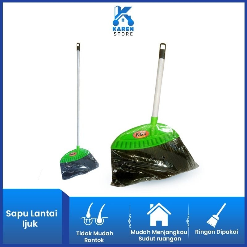 Sapu Lantai Ijuk Hitam | Sapu Ijuk murah | Sapu Berkualitas