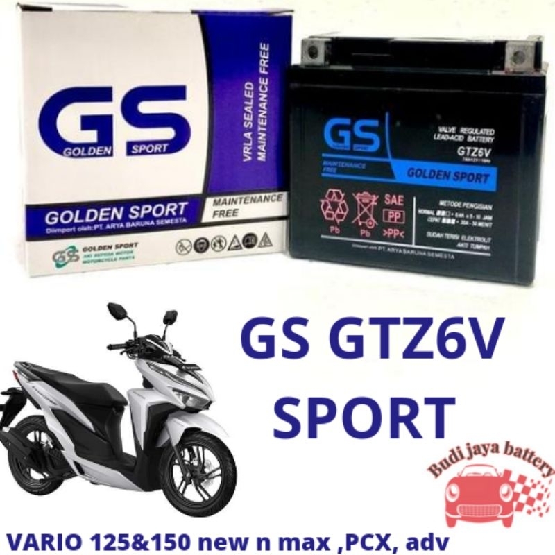 Aki kering Vario 125 Vario 150 Honda pcx