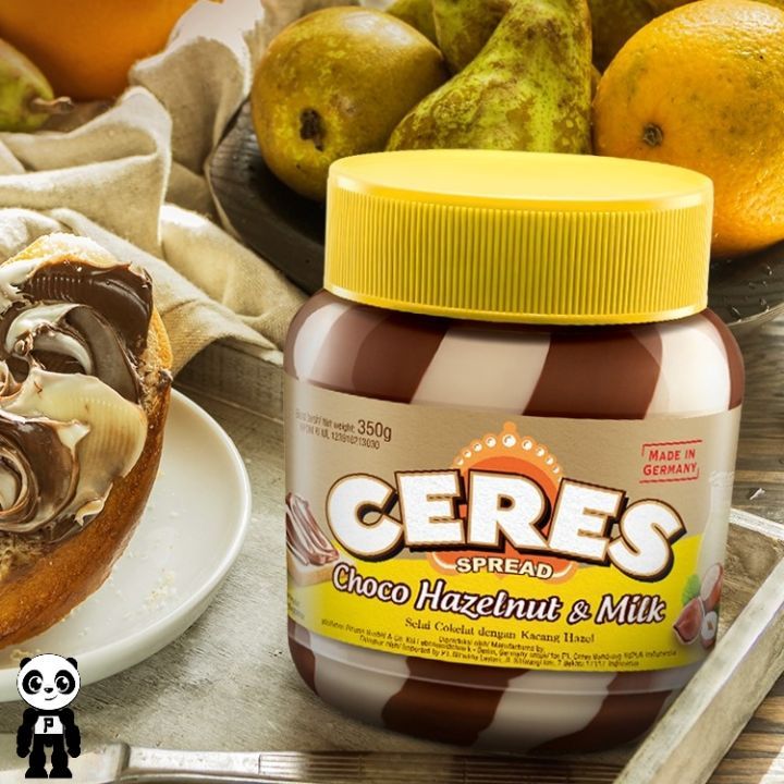 

CERES CHOCO HAZELNUT & MILK 350 GRAM SELAI COKLAT DAN SUSU KAYA NUTRISI