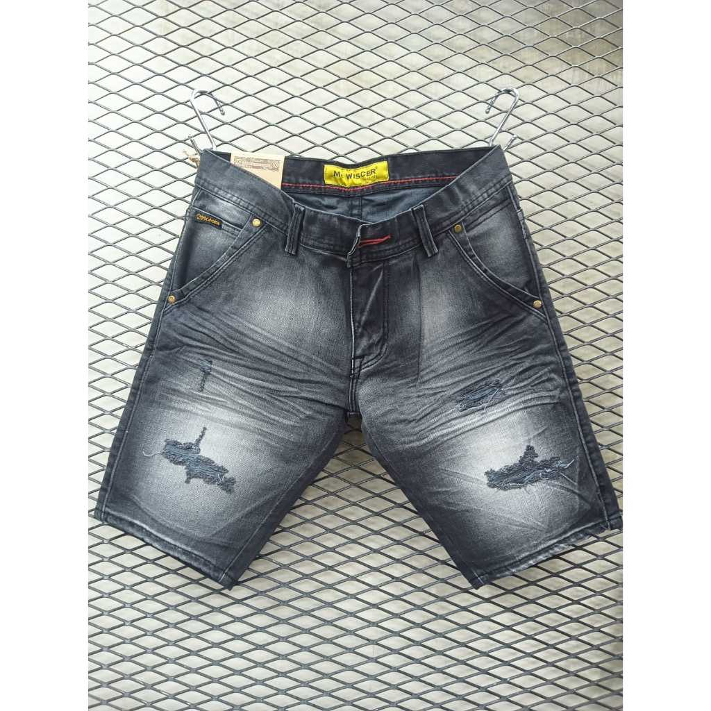 celana pendek MC WISCER sobek terlaris