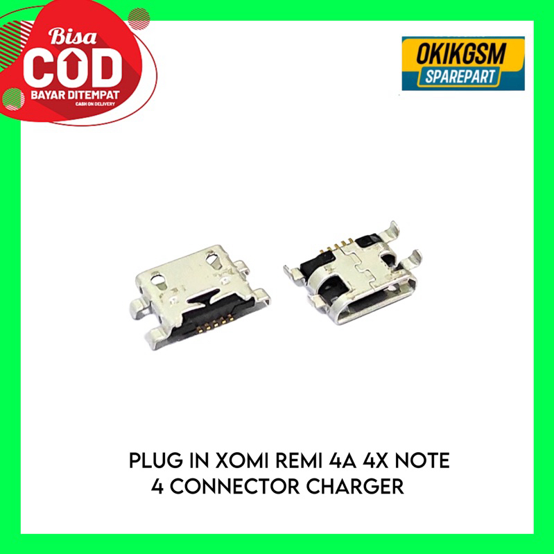 Konektor Charger Redmi 4A 4X Note 4