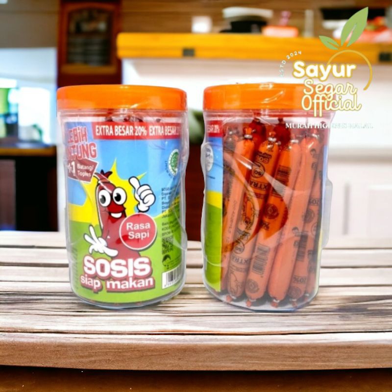 

SO NICE Sosis Premium Rasa Sapi/Ayam Siap Makan ( Toplesan )