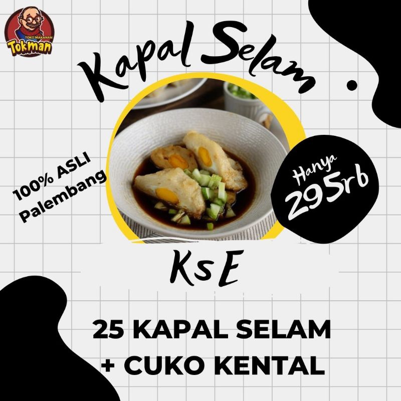 

Pempek Kapal Selam 100% Ikan Khas Palembang isi 25 Pcs - Pempek Tokman