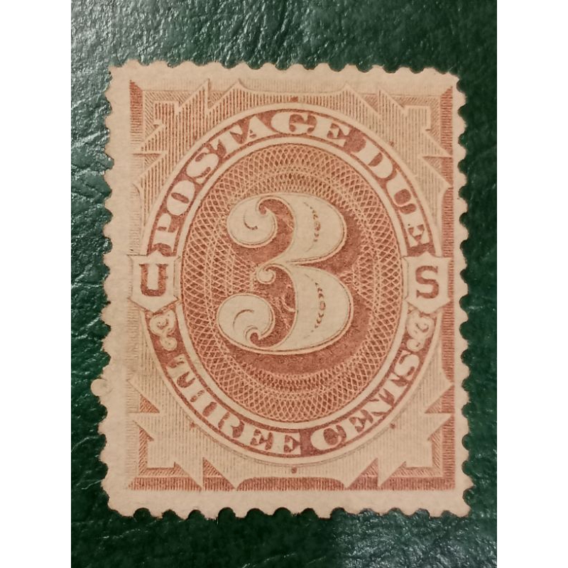 

Prangko USA 3 Cents Postage Due Tahun 1879 UN USED