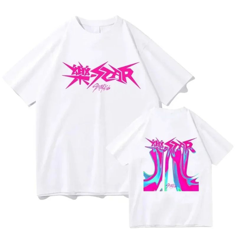 Kaos Stray Kids Rock Star Album Terbaru Straykids Baju Stray Kids Pria Wanita Kids Rock Star Lengan 