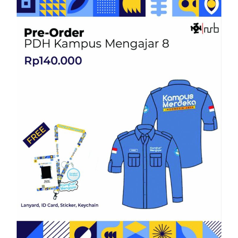 Baju PDH Kampus Mengajar 8