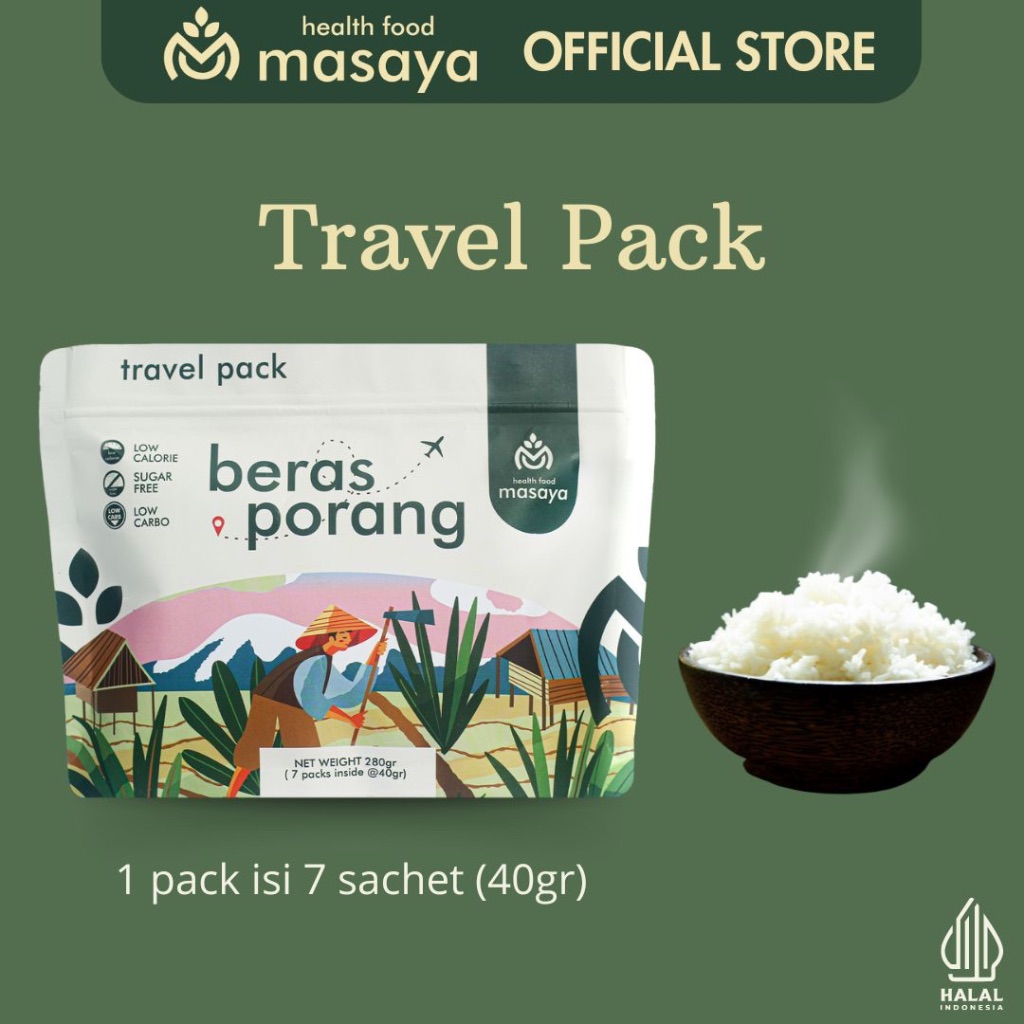 

Masaya Beras Porang Travel Pack