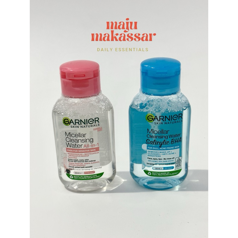Garnier Micellar water 50 ML Pink / Biru (PCS)