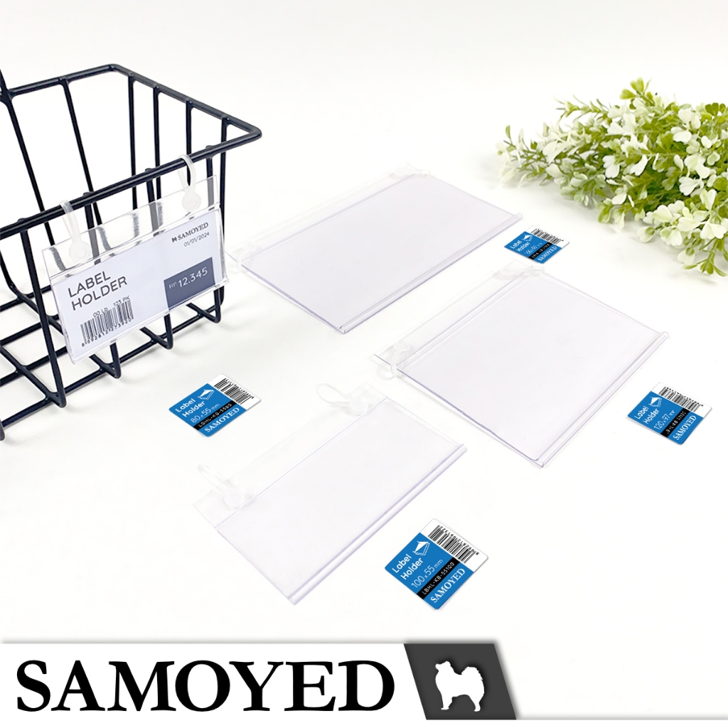 

SAMOYED LBHL-KB Tempat Label Produk / Harga / Shelf Price Tag / Display / Label Holder