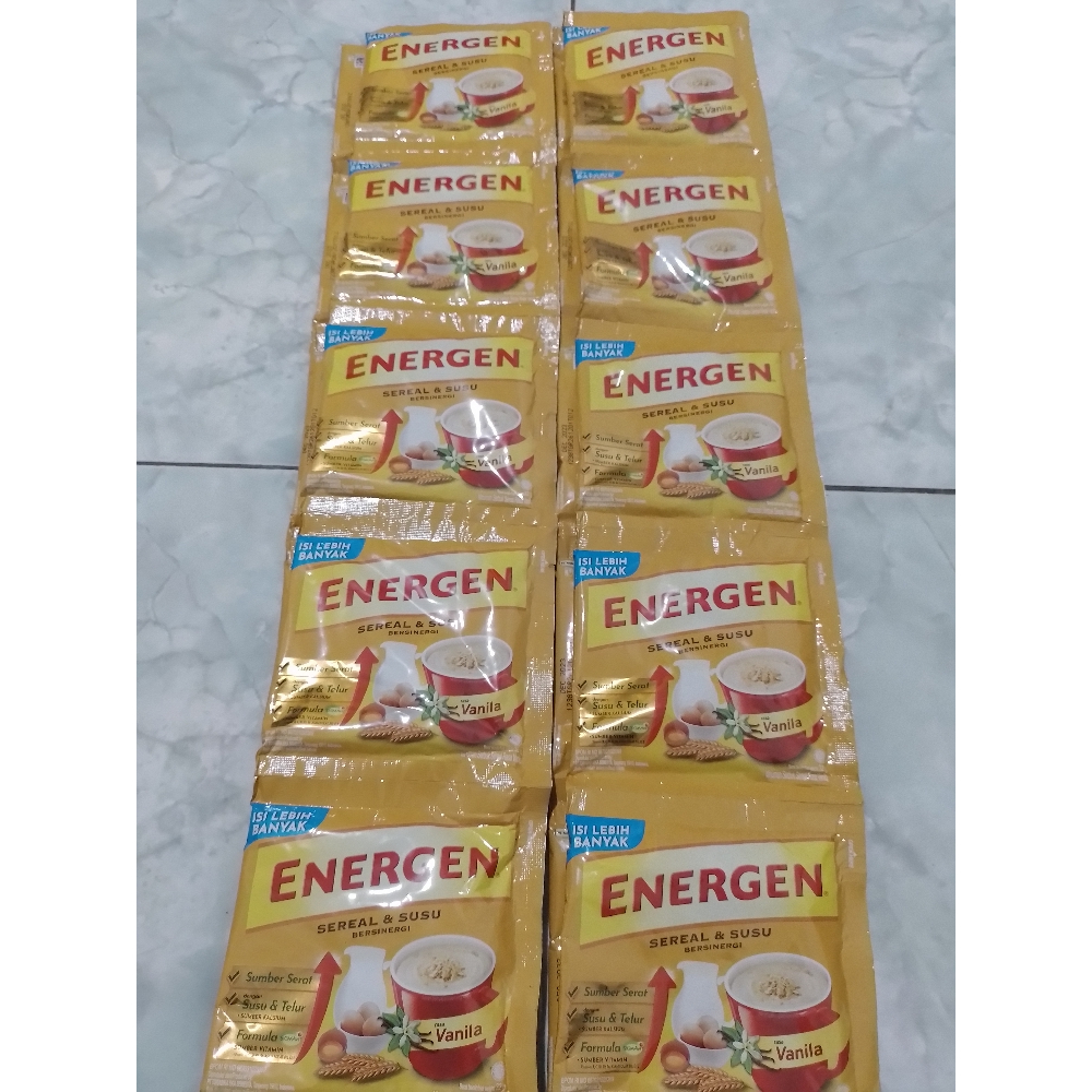 

Energen Susu Sereal Rasa Vanilaa 10 Sachet @35gr