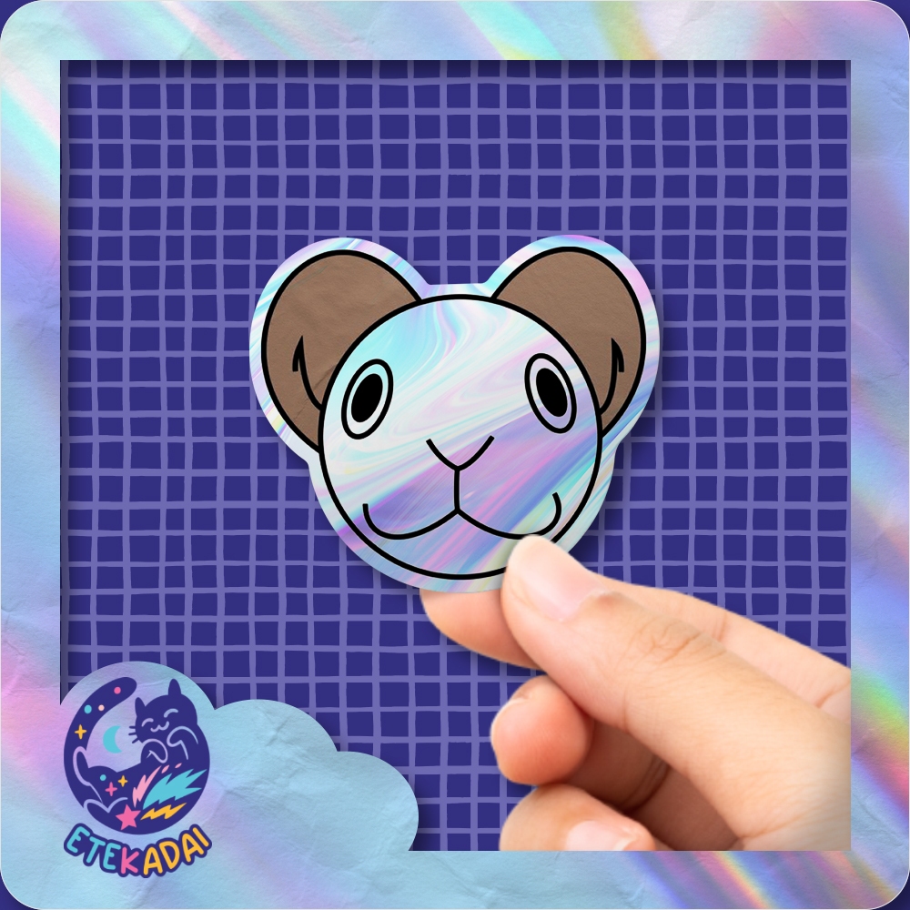 

Stiker Hologram Anime One Piece Going Merry Head