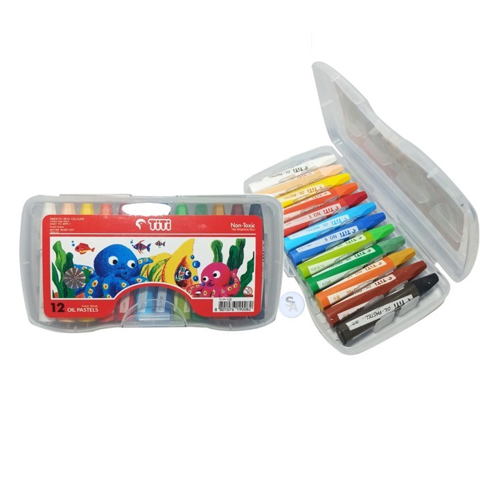 

Crayon Minyak Titi Oil Pastel 12 Warna