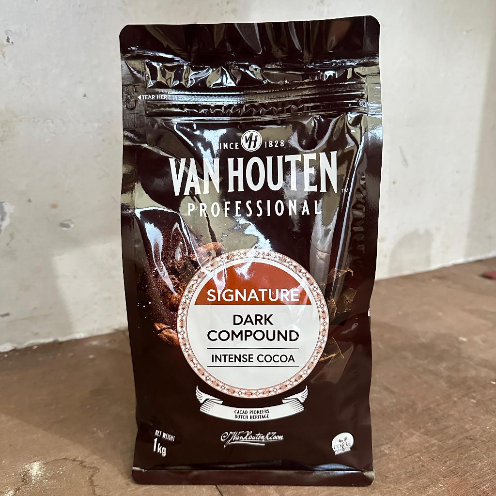 

1KG Vanhouten dark compound / Dark Chocolate Van Houten / Barry callebaut