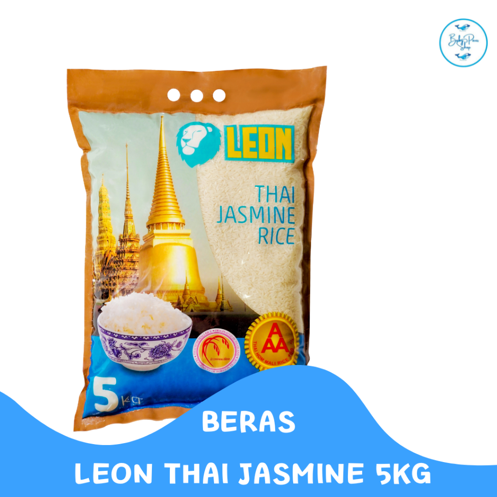 

Beras Jasmine Leon Thai Jasmine Rice 5Kg | babypausshop