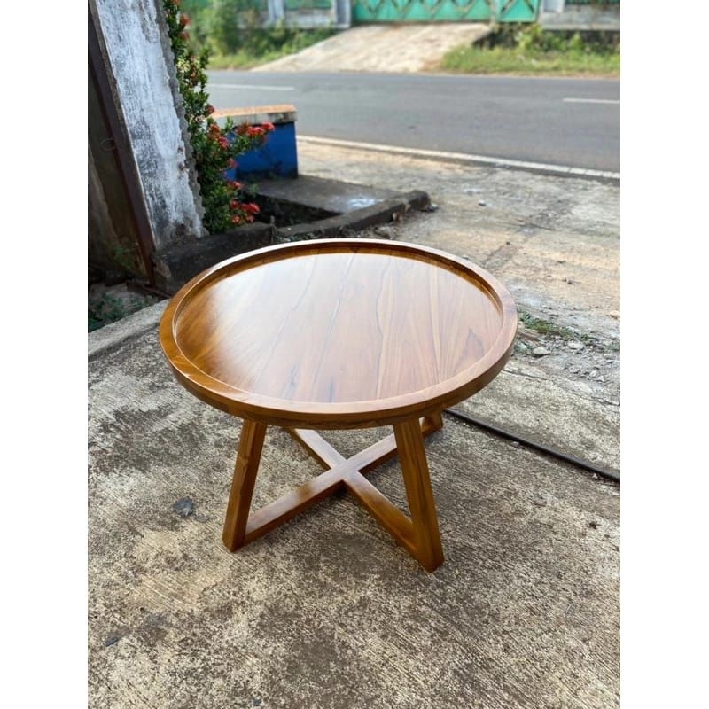 meja kopi lesehan meja cafe meja cafe bundar minimalis