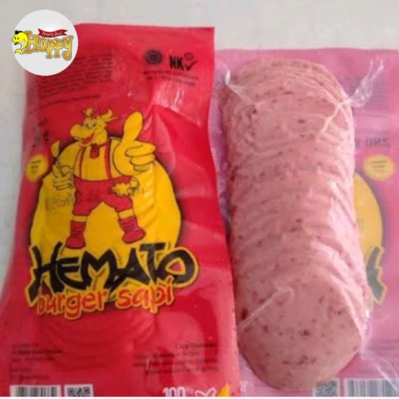 

Hemato Burger Sapi Mini Beku Frozen 280 gram