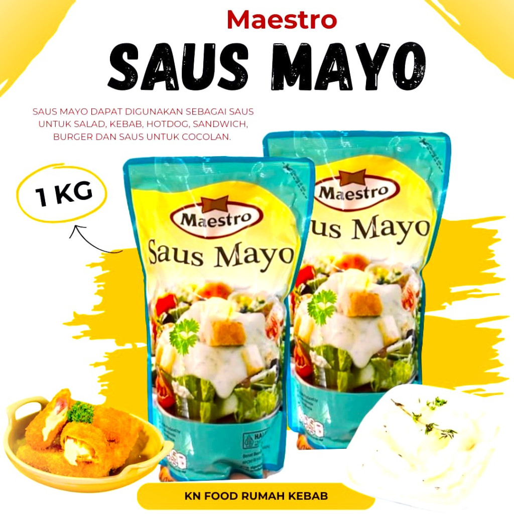 

Maestro Saus Mayo - 1kg /Saus Mayo Maestro 1kg